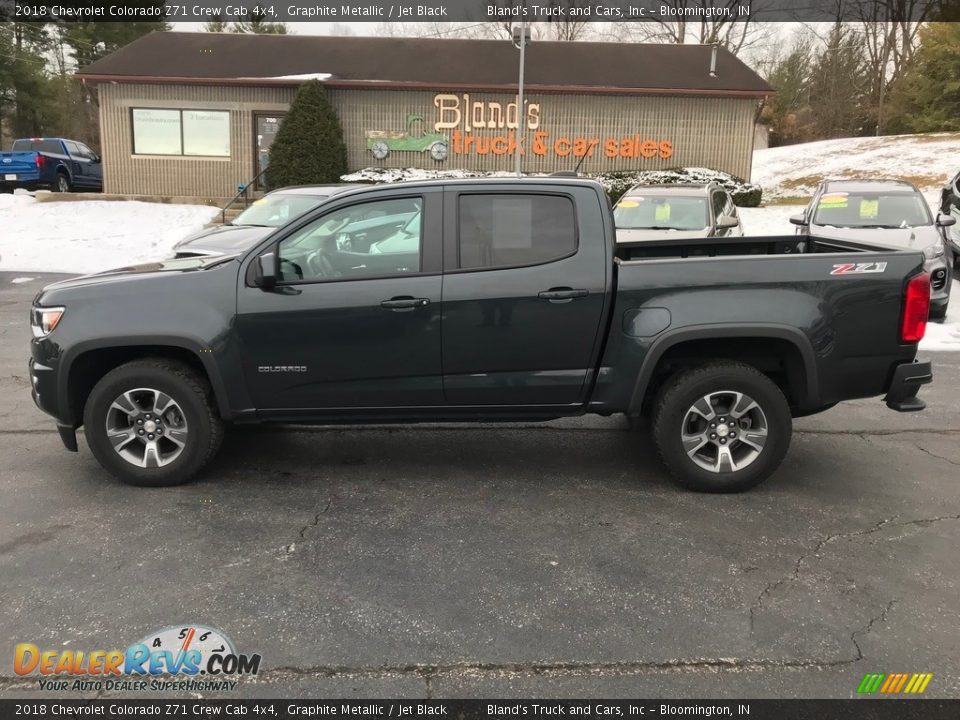 2018 Chevrolet Colorado Z71 Crew Cab 4x4 Graphite Metallic / Jet Black Photo #1