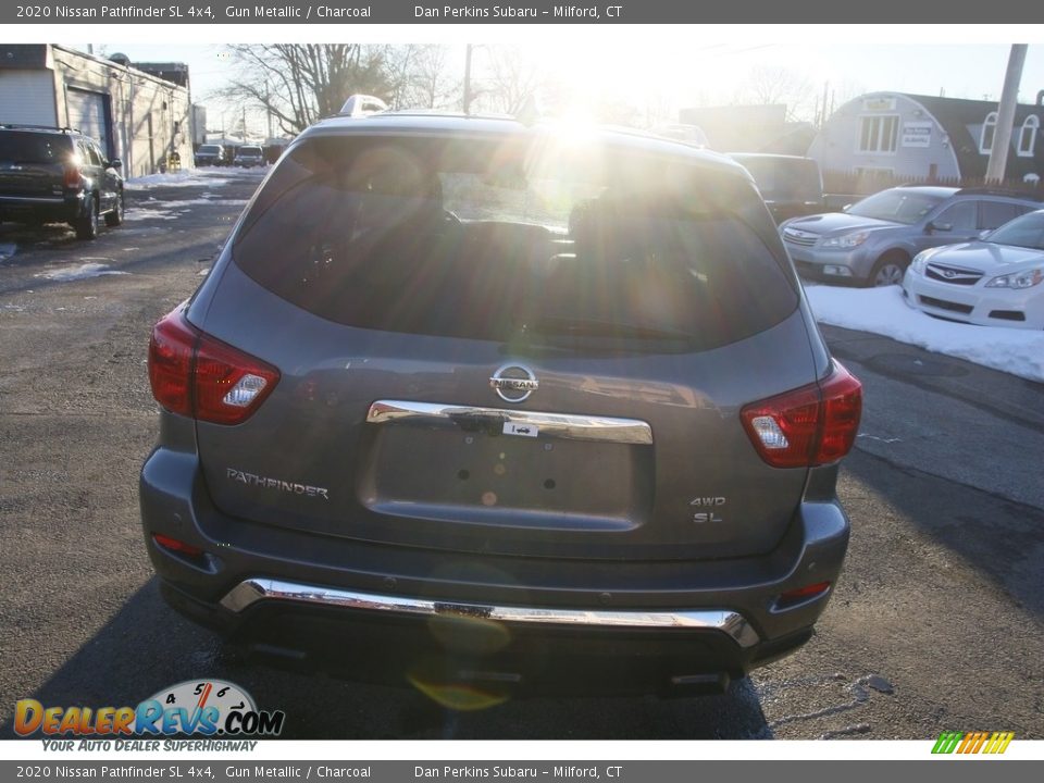 2020 Nissan Pathfinder SL 4x4 Gun Metallic / Charcoal Photo #6