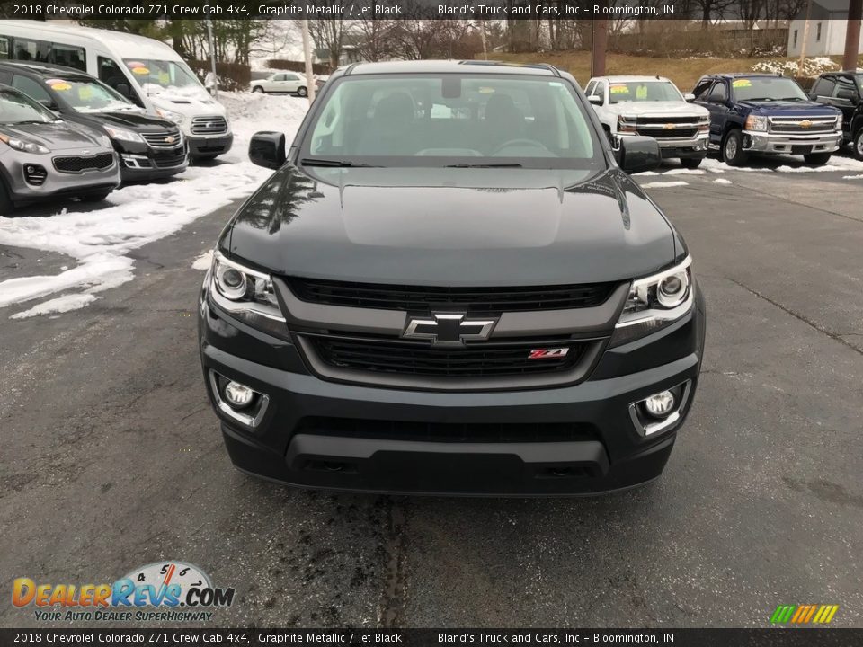 2018 Chevrolet Colorado Z71 Crew Cab 4x4 Graphite Metallic / Jet Black Photo #3