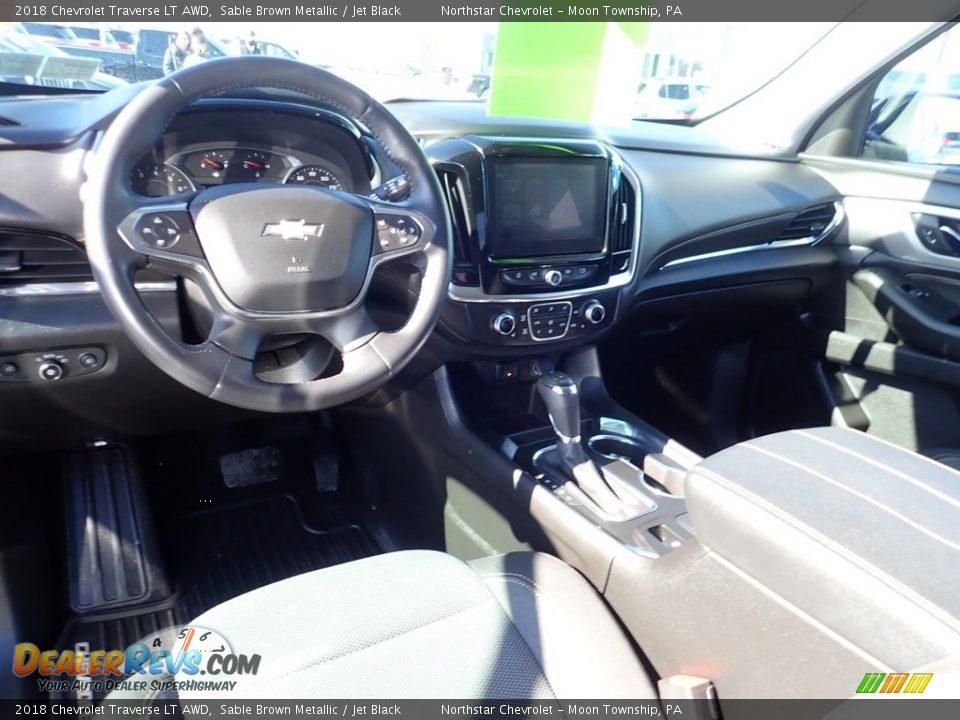 2018 Chevrolet Traverse LT AWD Sable Brown Metallic / Jet Black Photo #23