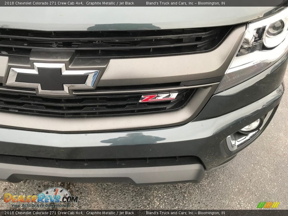2018 Chevrolet Colorado Z71 Crew Cab 4x4 Graphite Metallic / Jet Black Photo #4