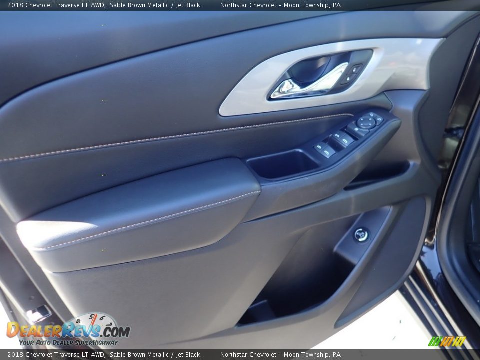 2018 Chevrolet Traverse LT AWD Sable Brown Metallic / Jet Black Photo #24
