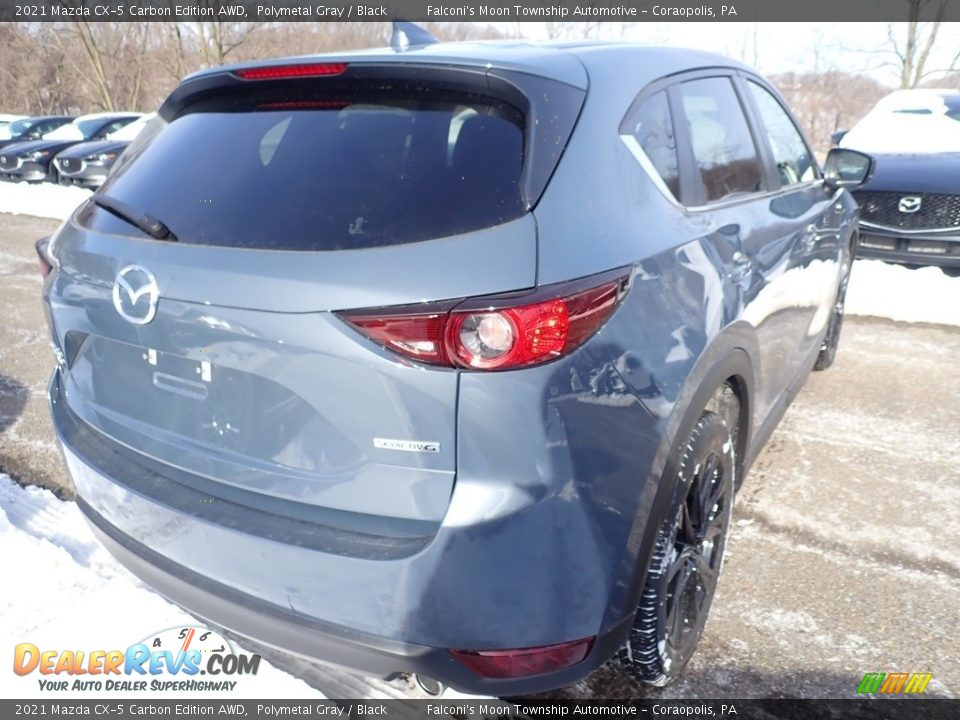 2021 Mazda CX-5 Carbon Edition AWD Polymetal Gray / Black Photo #2