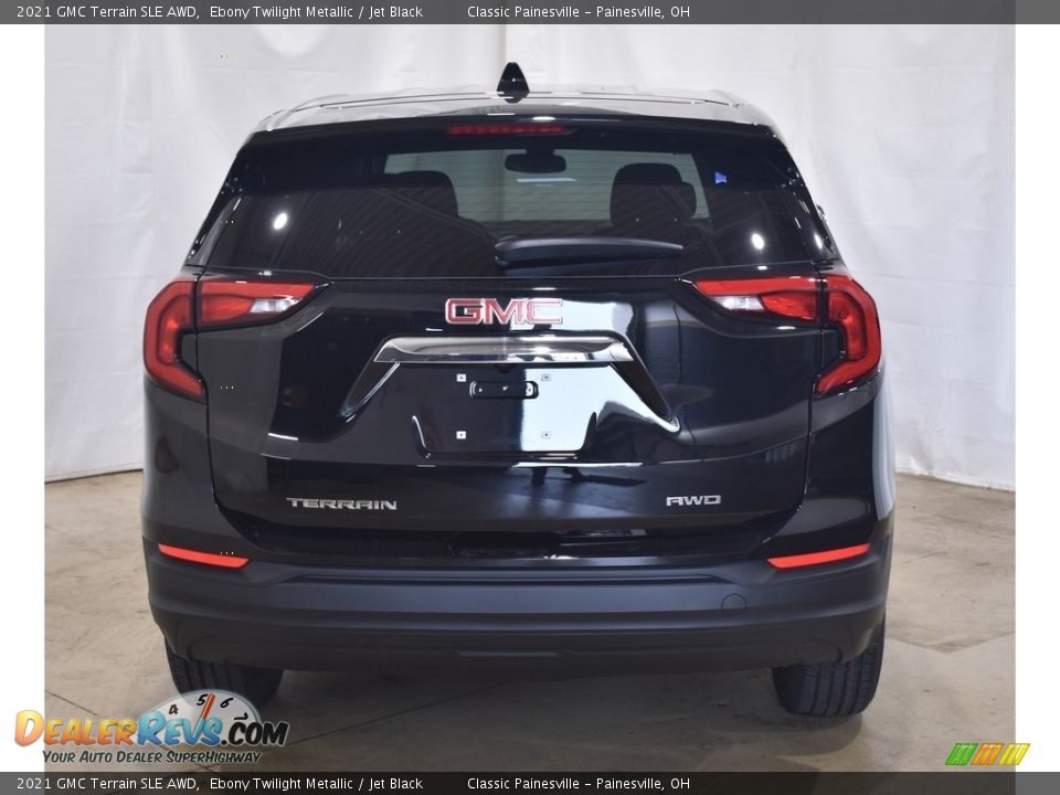 2021 GMC Terrain SLE AWD Ebony Twilight Metallic / Jet Black Photo #3