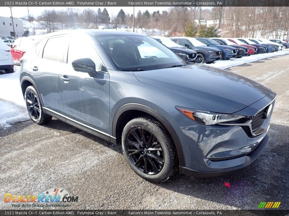 2021 Mazda CX-5 Carbon Edition AWD Polymetal Gray / Black Photo #3