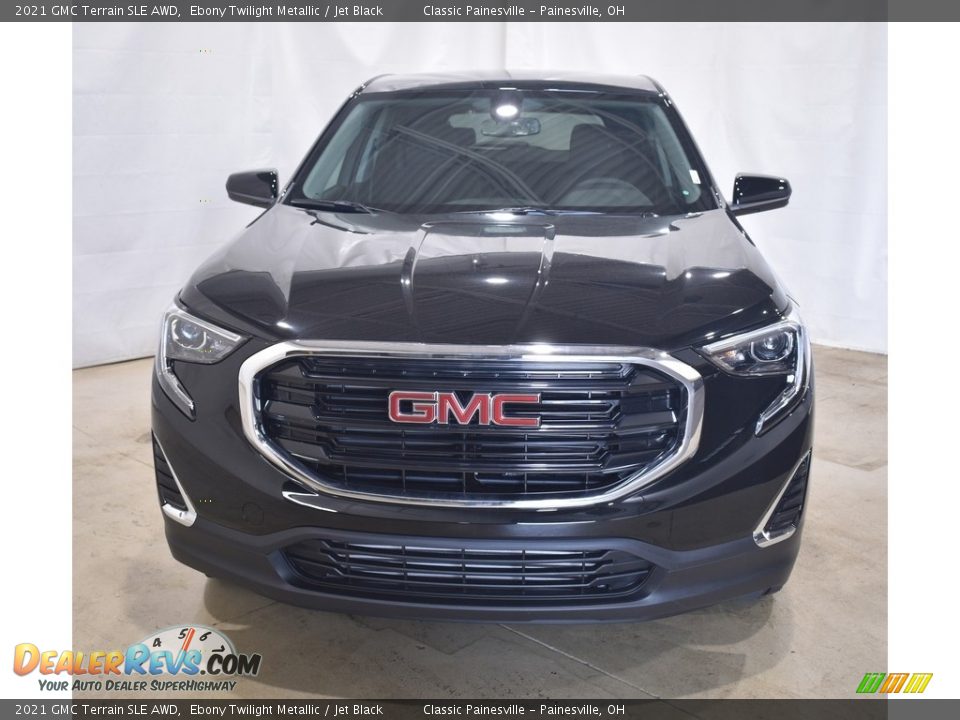 2021 GMC Terrain SLE AWD Ebony Twilight Metallic / Jet Black Photo #4