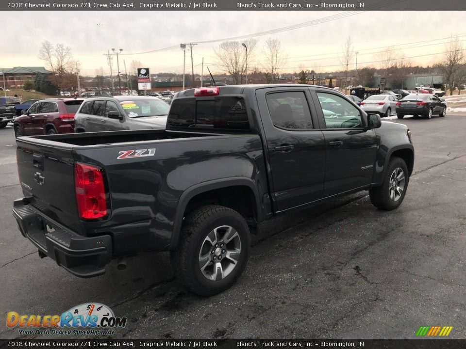 2018 Chevrolet Colorado Z71 Crew Cab 4x4 Graphite Metallic / Jet Black Photo #7