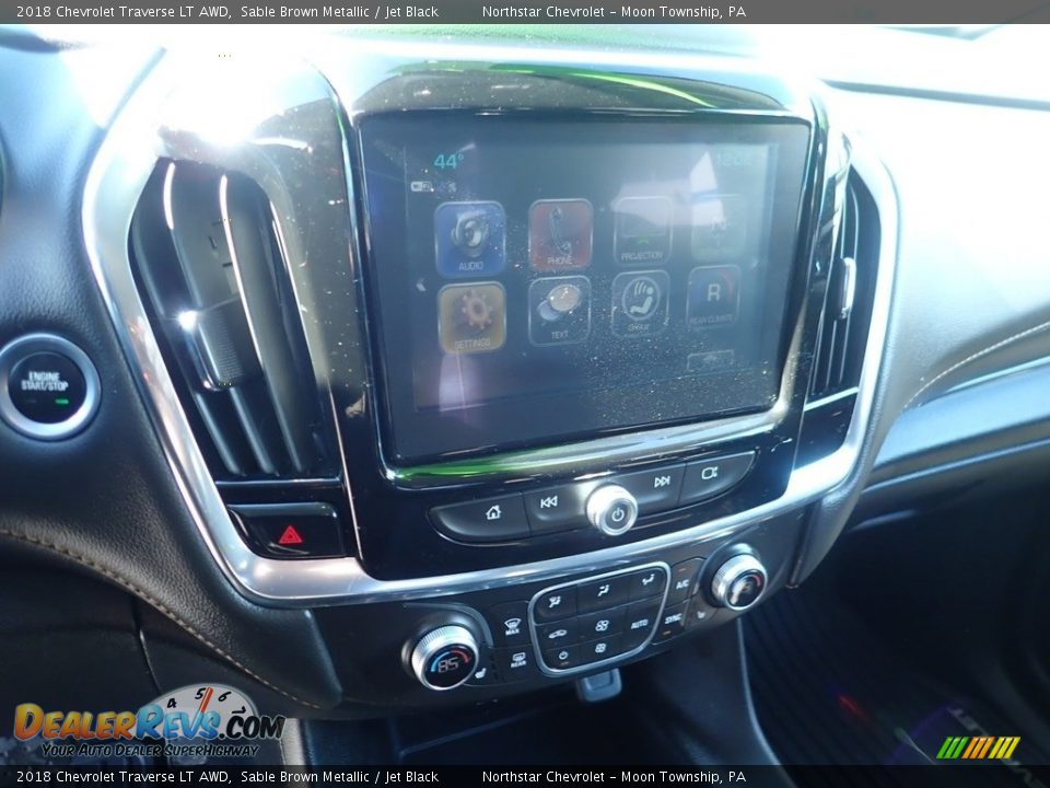 2018 Chevrolet Traverse LT AWD Sable Brown Metallic / Jet Black Photo #27