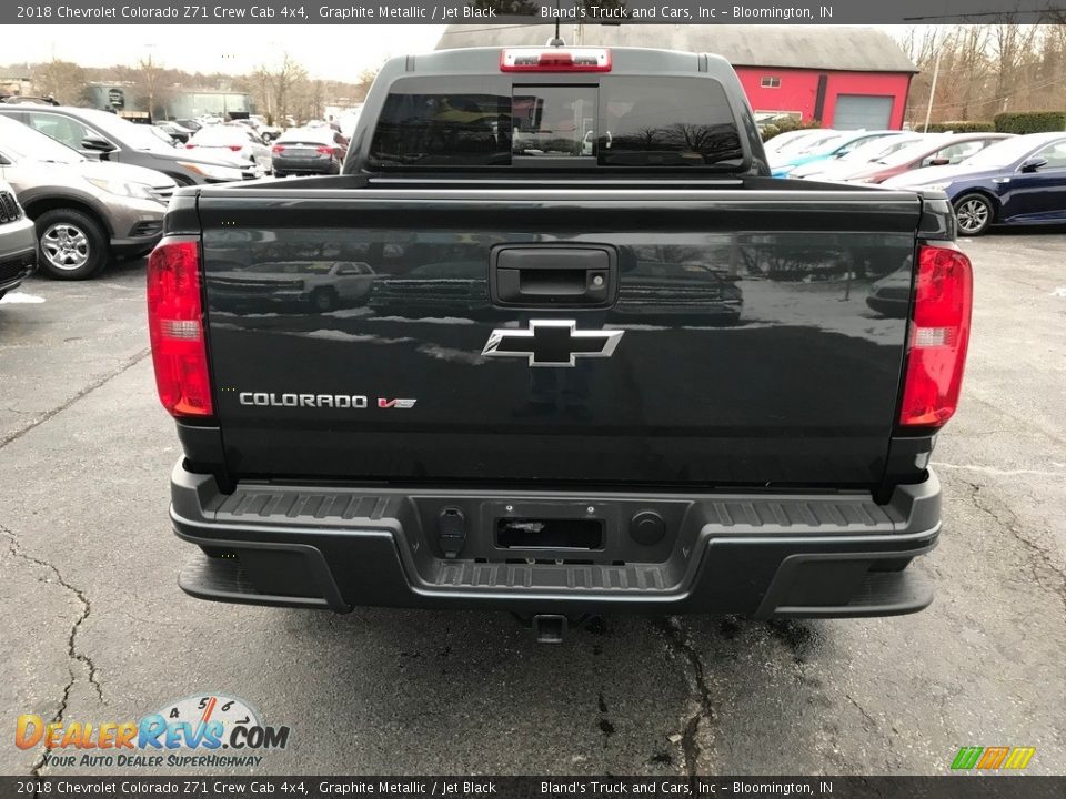 2018 Chevrolet Colorado Z71 Crew Cab 4x4 Graphite Metallic / Jet Black Photo #8