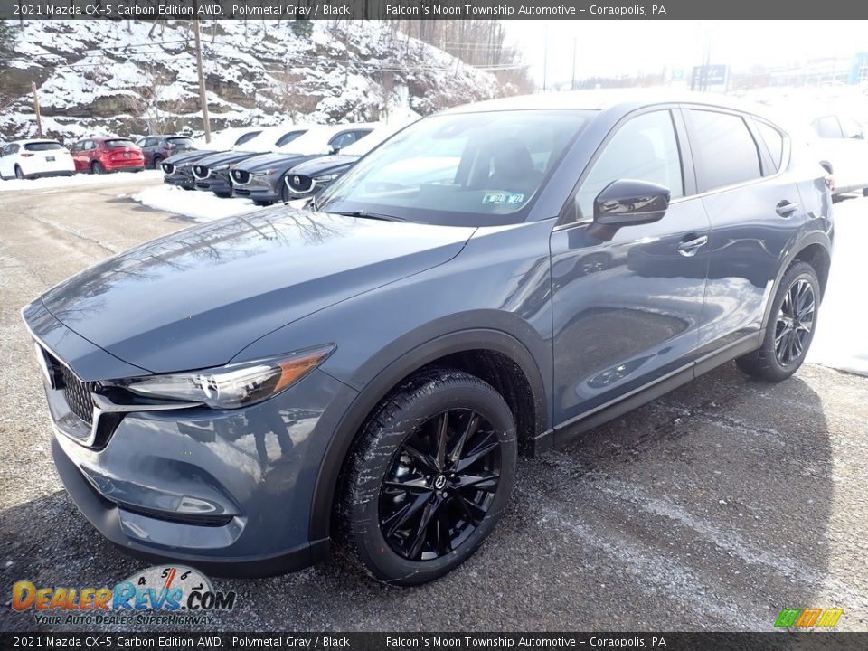 2021 Mazda CX-5 Carbon Edition AWD Polymetal Gray / Black Photo #5