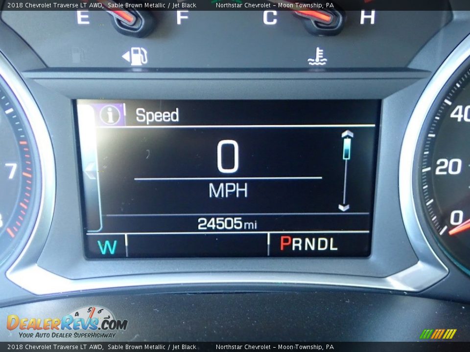 2018 Chevrolet Traverse LT AWD Sable Brown Metallic / Jet Black Photo #29