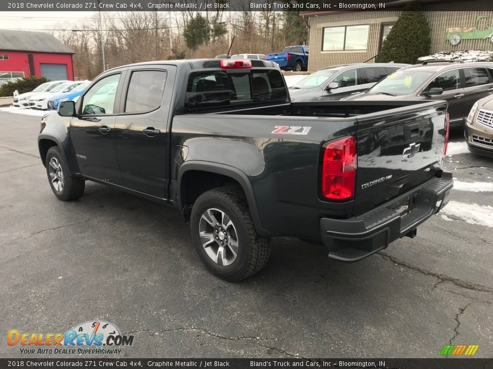 2018 Chevrolet Colorado Z71 Crew Cab 4x4 Graphite Metallic / Jet Black Photo #10