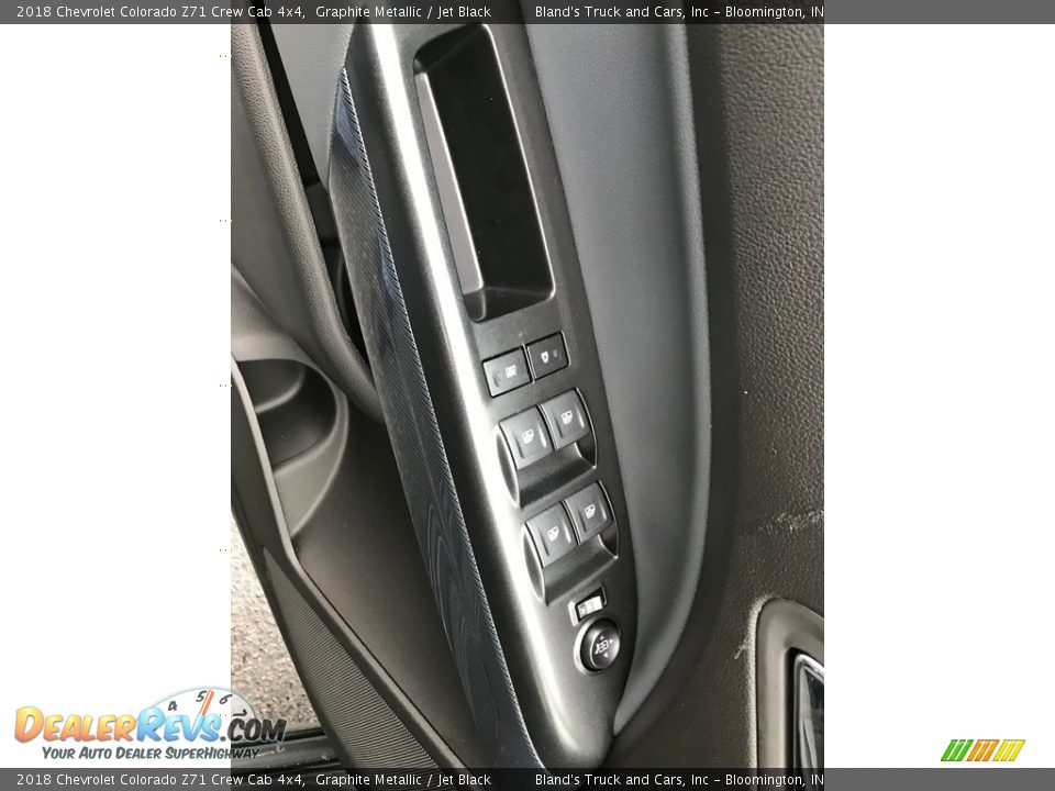 2018 Chevrolet Colorado Z71 Crew Cab 4x4 Graphite Metallic / Jet Black Photo #11