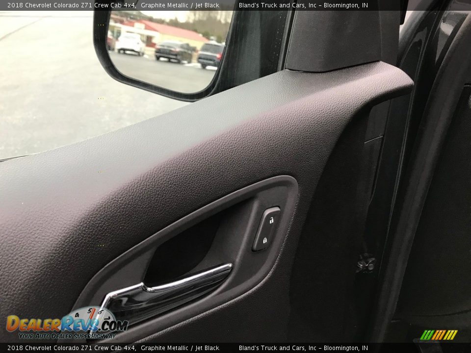 2018 Chevrolet Colorado Z71 Crew Cab 4x4 Graphite Metallic / Jet Black Photo #12