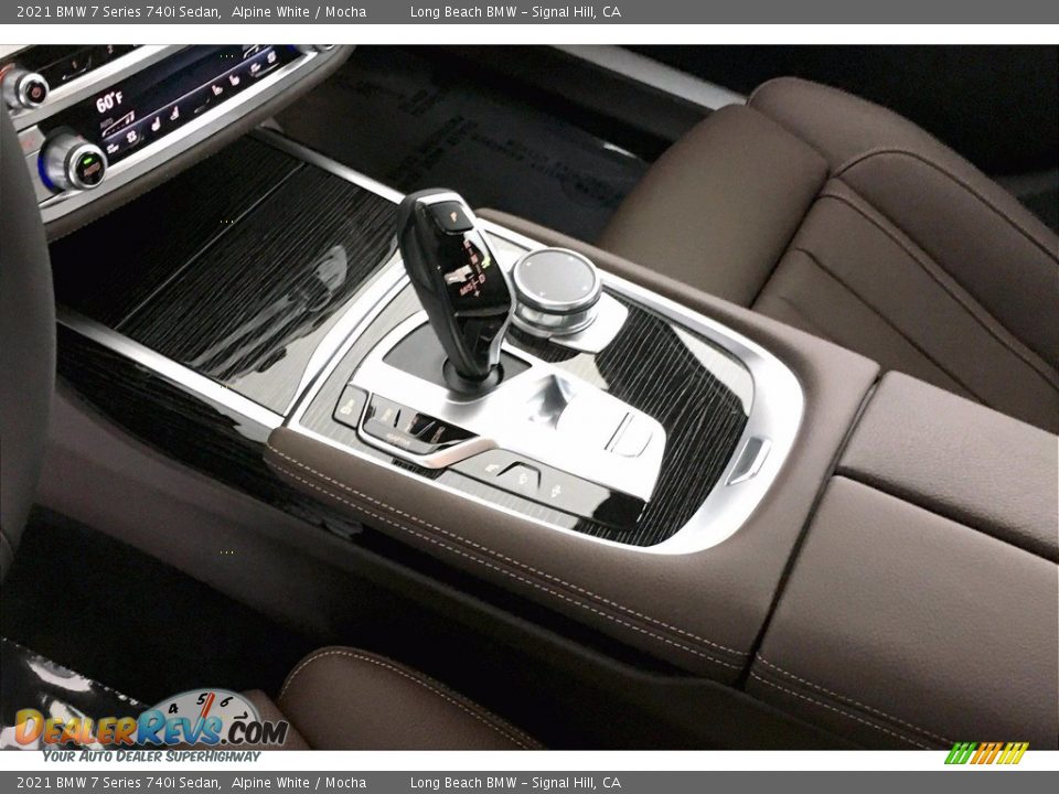 2021 BMW 7 Series 740i Sedan Alpine White / Mocha Photo #8