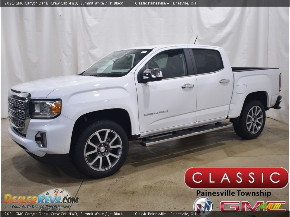 2021 GMC Canyon Denali Crew Cab 4WD Summit White / Jet Black Photo #1