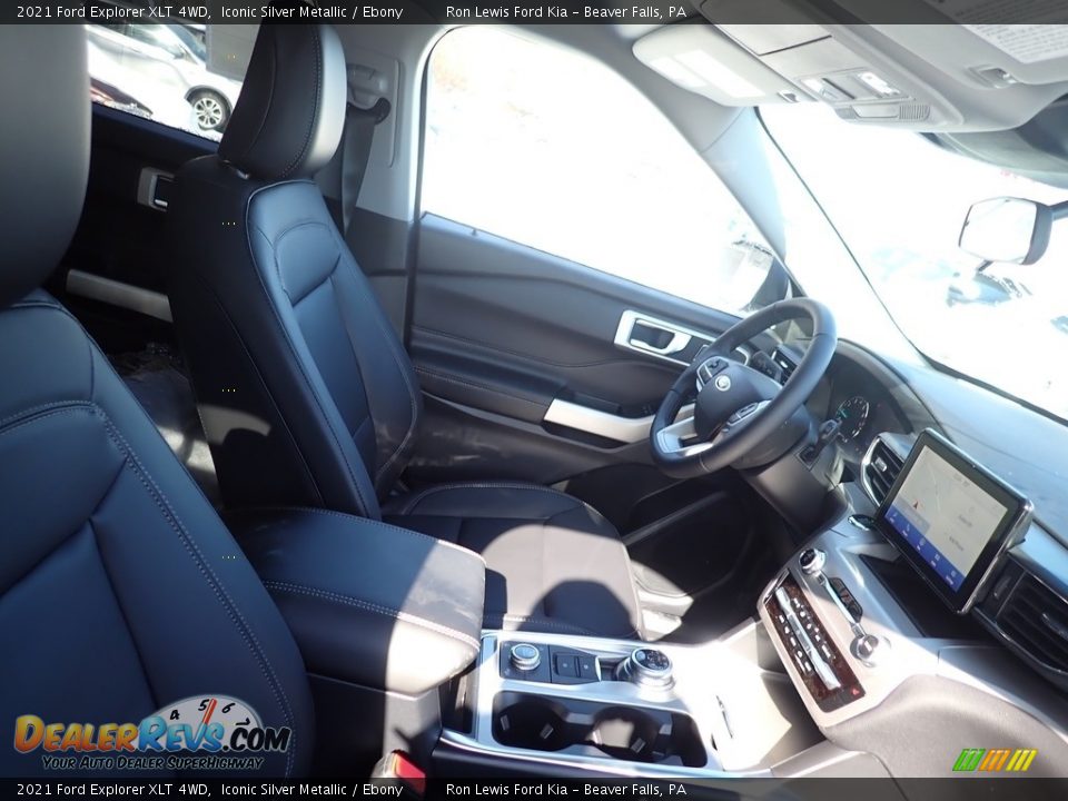 2021 Ford Explorer XLT 4WD Iconic Silver Metallic / Ebony Photo #5