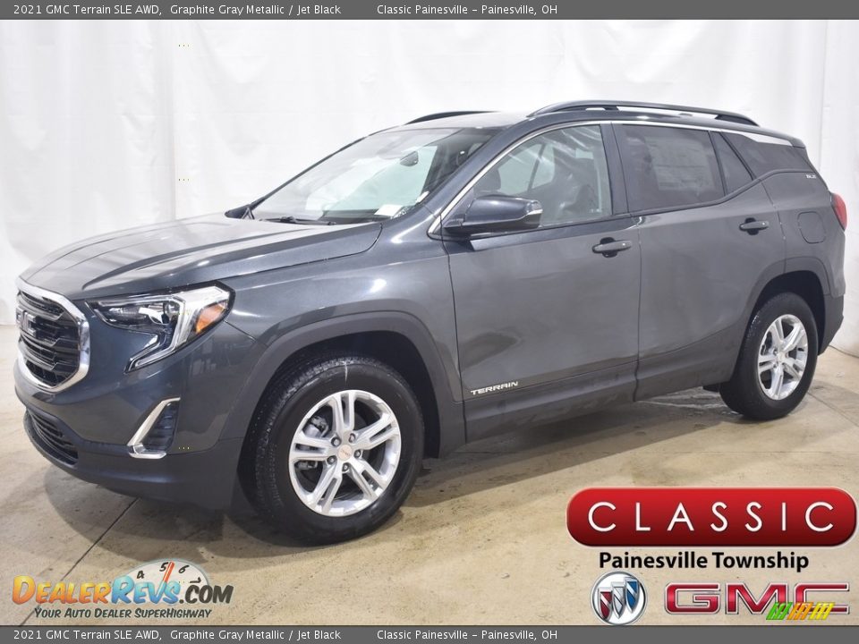 2021 GMC Terrain SLE AWD Graphite Gray Metallic / Jet Black Photo #1