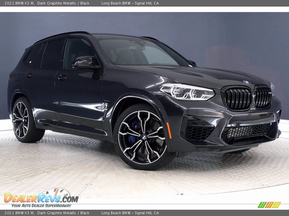 Dark Graphite Metallic 2021 BMW X3 M  Photo #1