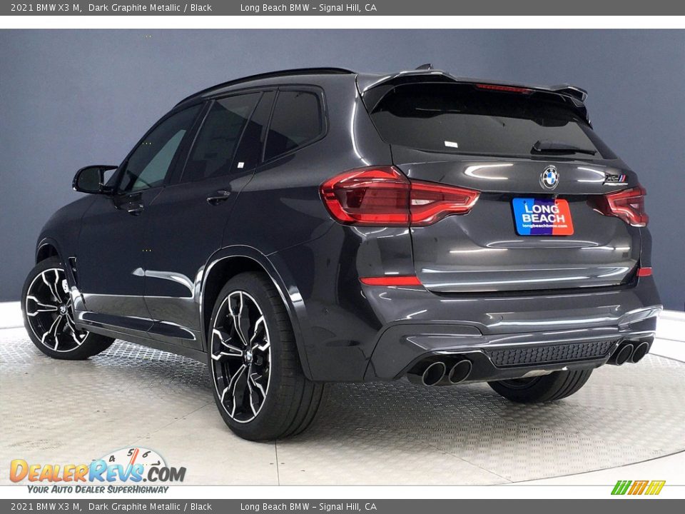 2021 BMW X3 M Dark Graphite Metallic / Black Photo #3