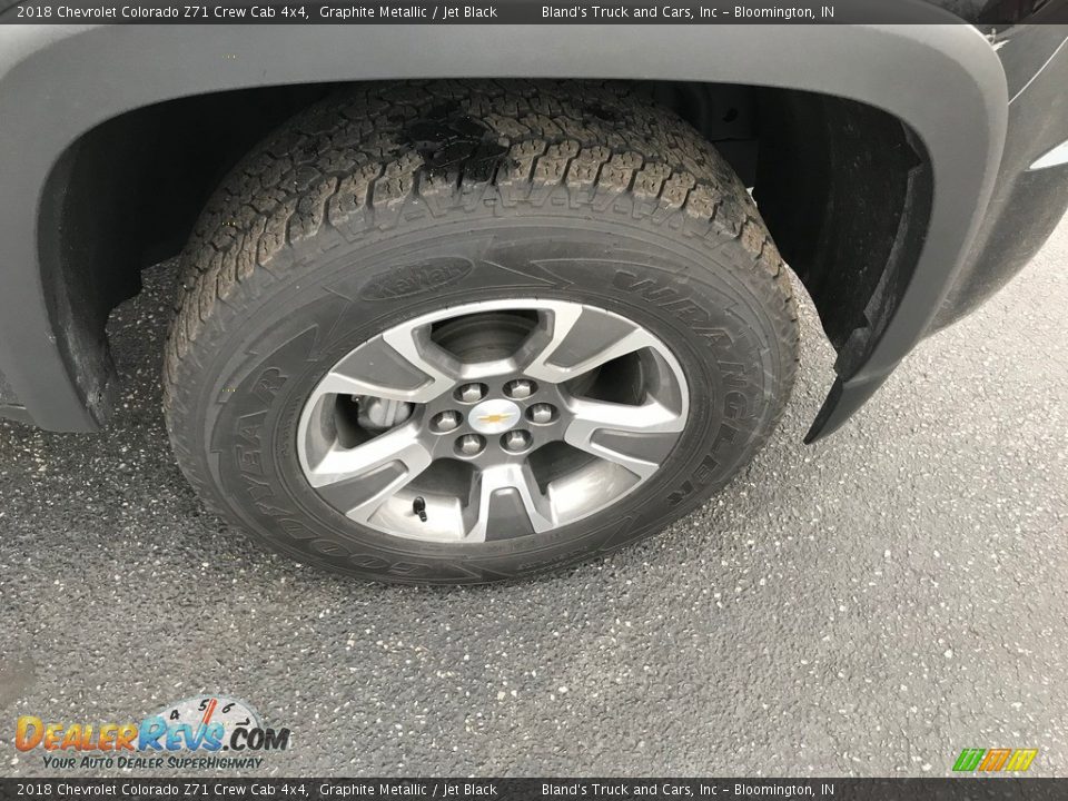 2018 Chevrolet Colorado Z71 Crew Cab 4x4 Graphite Metallic / Jet Black Photo #36