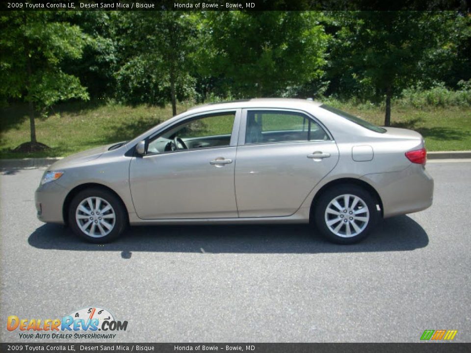 2009 Toyota Corolla LE Desert Sand Mica / Bisque Photo #6
