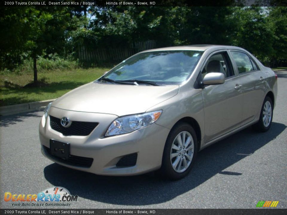 2009 Toyota Corolla LE Desert Sand Mica / Bisque Photo #7