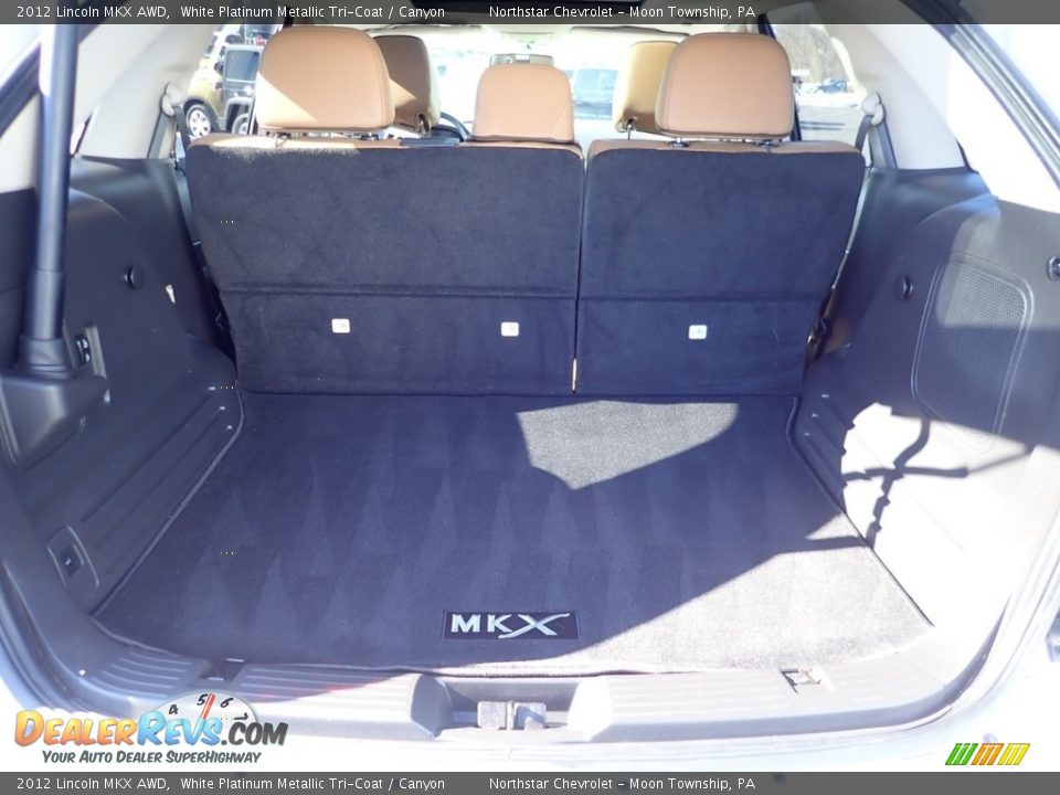2012 Lincoln MKX AWD White Platinum Metallic Tri-Coat / Canyon Photo #7