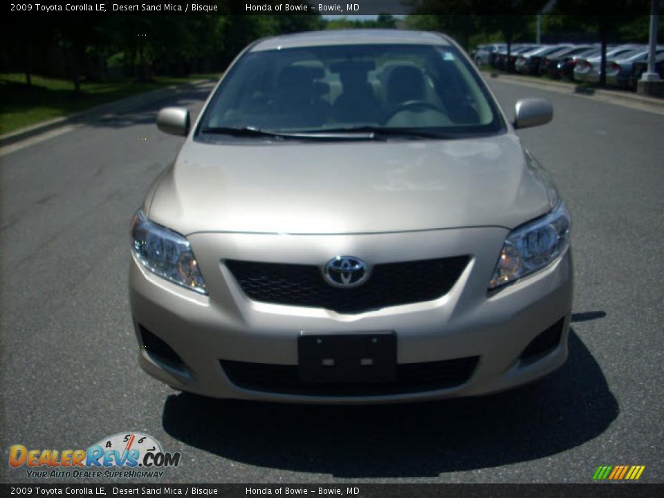 2009 Toyota Corolla LE Desert Sand Mica / Bisque Photo #8