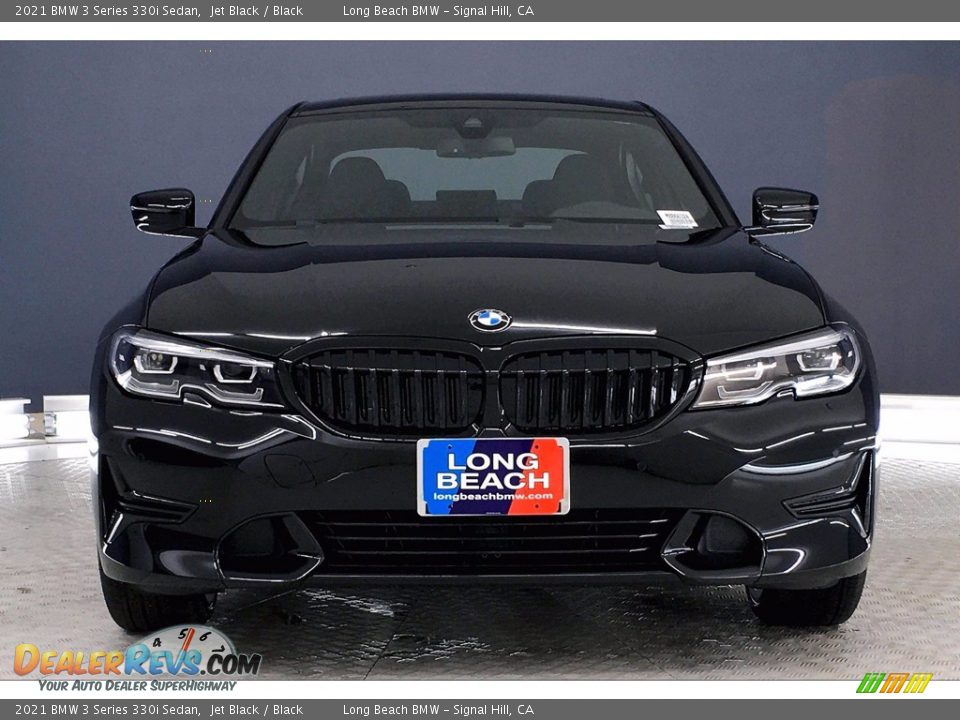 2021 BMW 3 Series 330i Sedan Jet Black / Black Photo #2