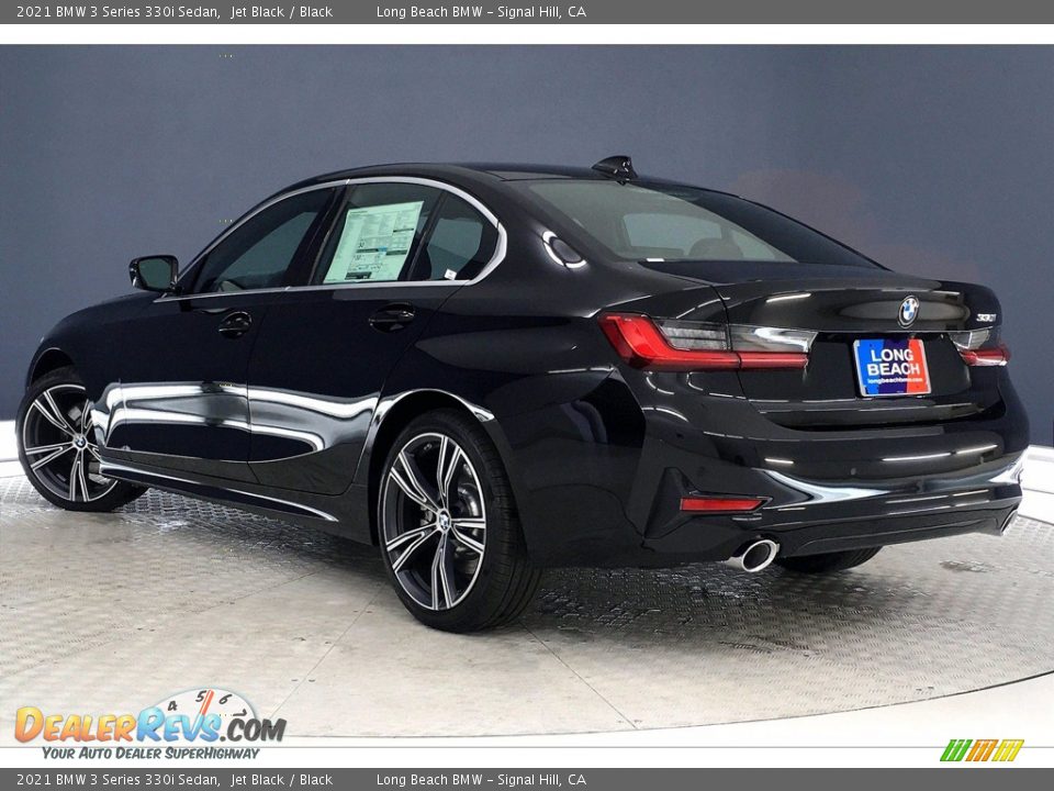 2021 BMW 3 Series 330i Sedan Jet Black / Black Photo #3