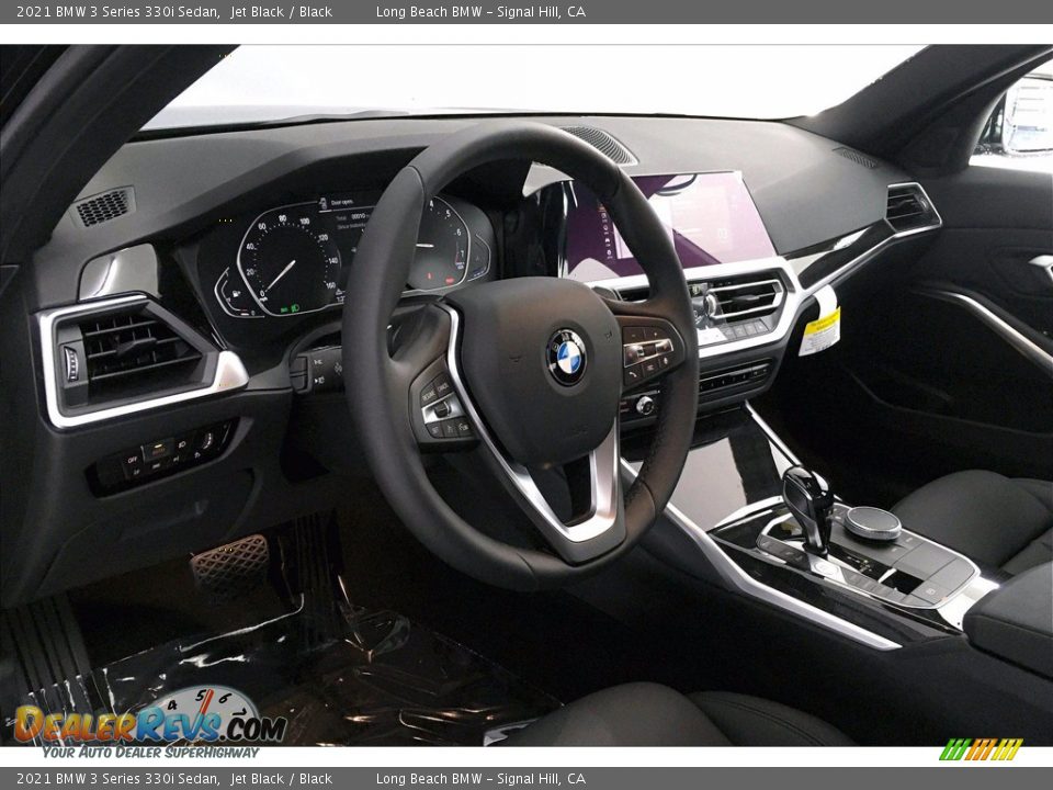 2021 BMW 3 Series 330i Sedan Jet Black / Black Photo #7