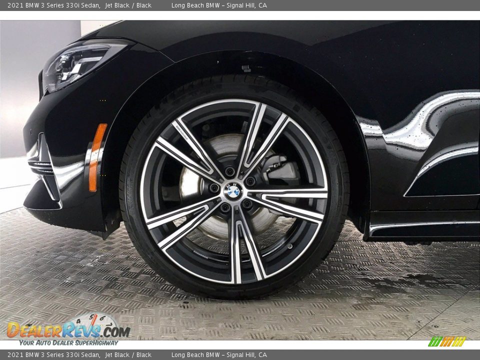 2021 BMW 3 Series 330i Sedan Jet Black / Black Photo #13