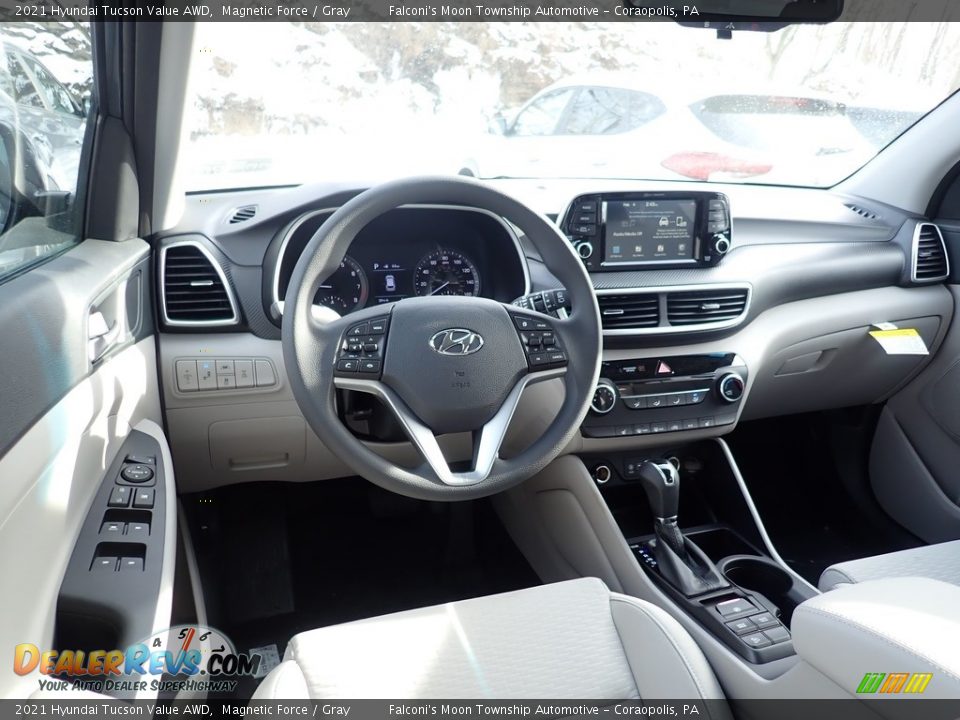 2021 Hyundai Tucson Value AWD Magnetic Force / Gray Photo #9