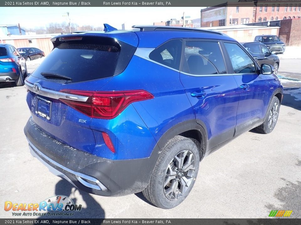 2021 Kia Seltos EX AWD Neptune Blue / Black Photo #2