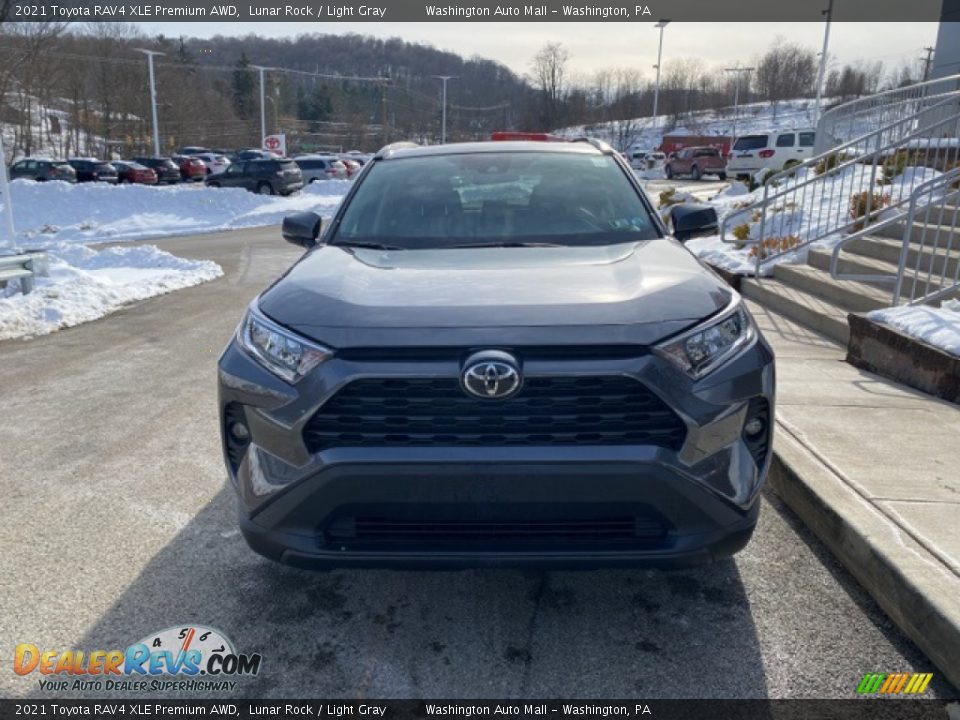 2021 Toyota RAV4 XLE Premium AWD Lunar Rock / Light Gray Photo #11