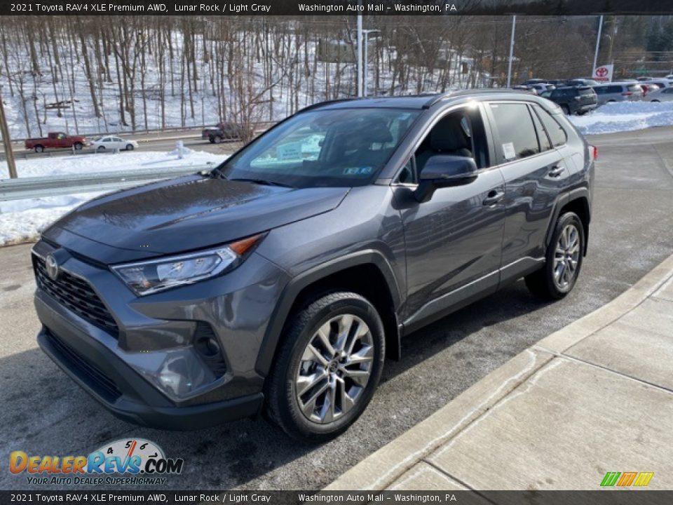 2021 Toyota RAV4 XLE Premium AWD Lunar Rock / Light Gray Photo #12