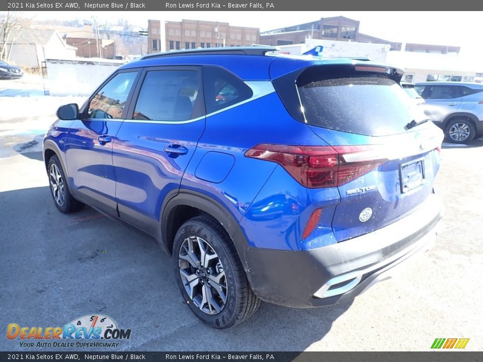 2021 Kia Seltos EX AWD Neptune Blue / Black Photo #7