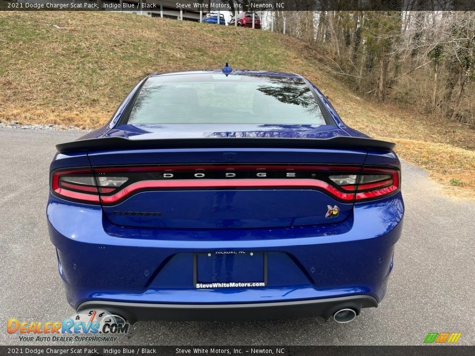 2021 Dodge Charger Scat Pack Indigo Blue / Black Photo #7