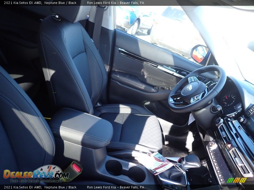 2021 Kia Seltos EX AWD Neptune Blue / Black Photo #11