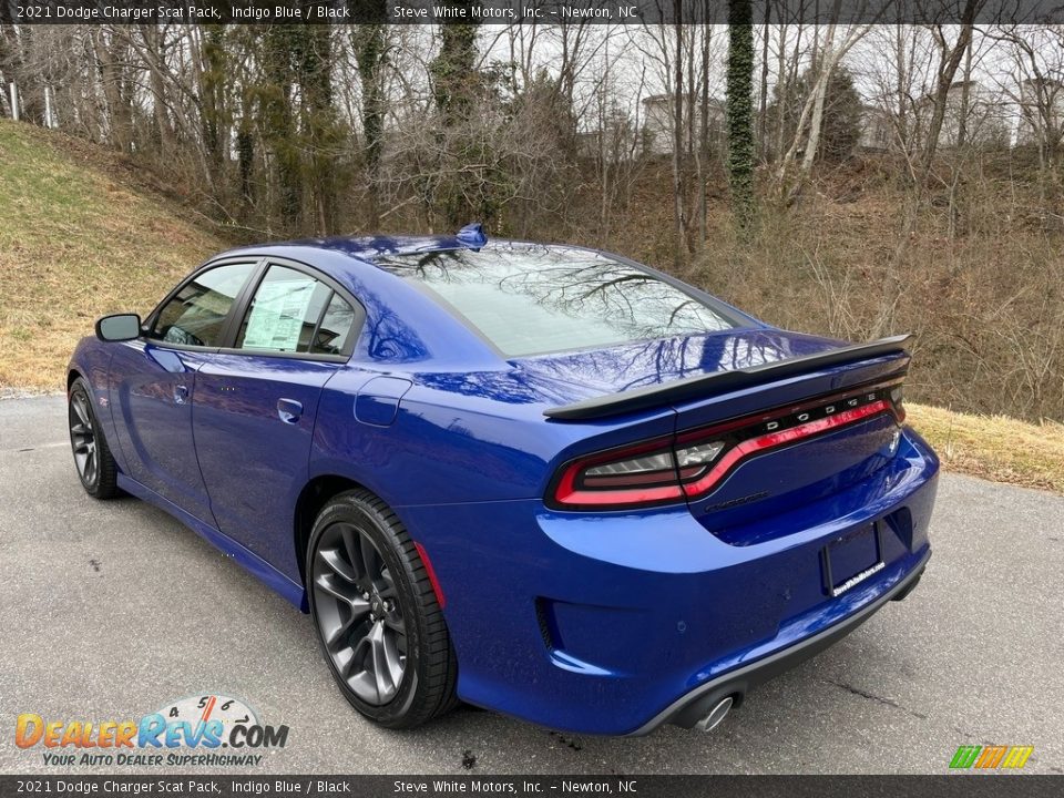 2021 Dodge Charger Scat Pack Indigo Blue / Black Photo #8