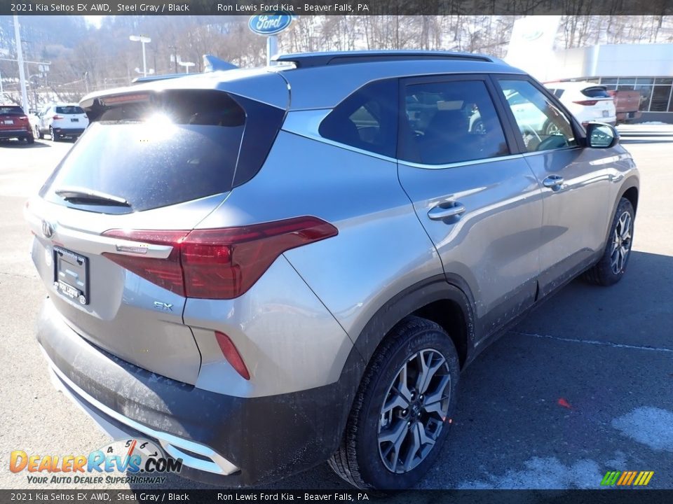 2021 Kia Seltos EX AWD Steel Gray / Black Photo #2