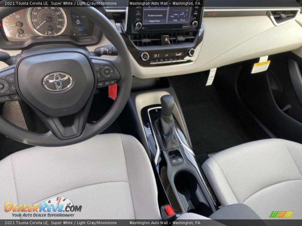 2021 Toyota Corolla LE Super White / Light Gray/Moonstone Photo #3