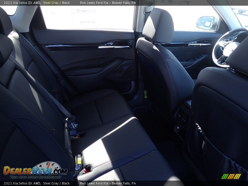 2021 Kia Seltos EX AWD Steel Gray / Black Photo #10