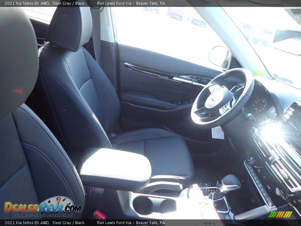 2021 Kia Seltos EX AWD Steel Gray / Black Photo #11
