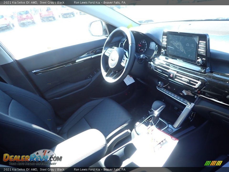 2021 Kia Seltos EX AWD Steel Gray / Black Photo #12