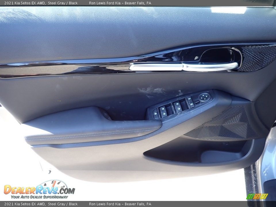 2021 Kia Seltos EX AWD Steel Gray / Black Photo #15