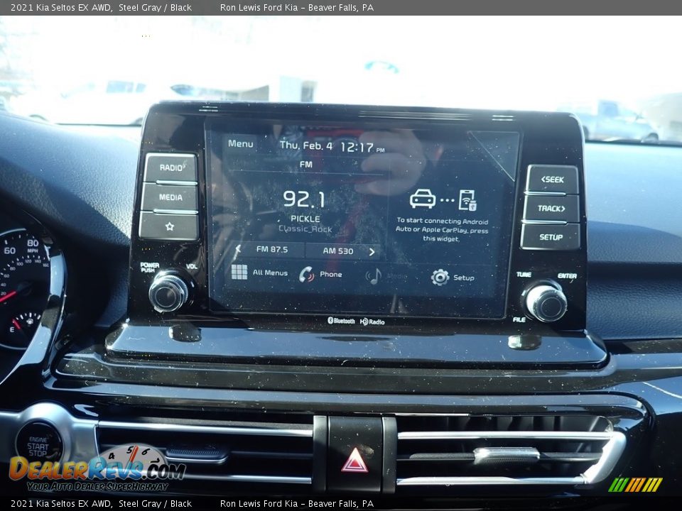 2021 Kia Seltos EX AWD Steel Gray / Black Photo #17