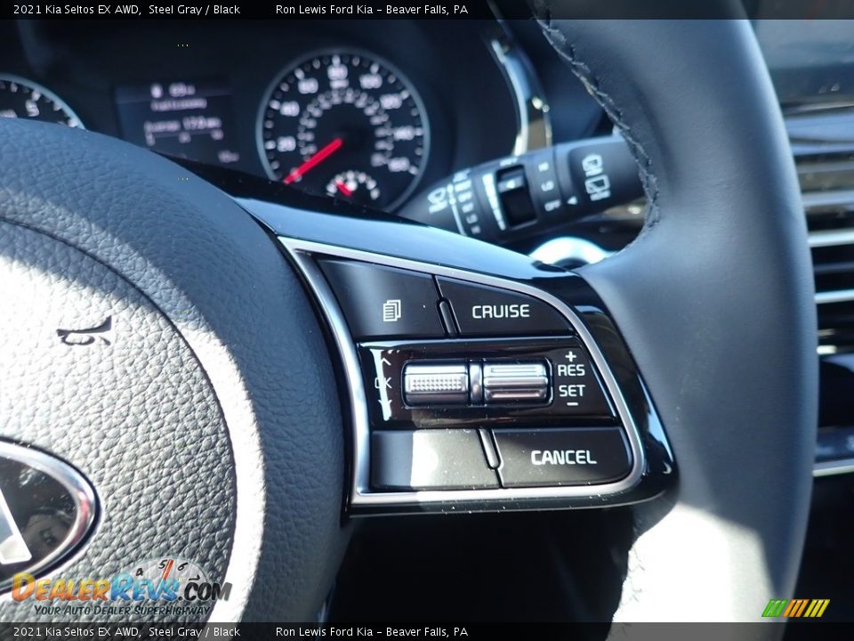 2021 Kia Seltos EX AWD Steel Gray / Black Photo #19