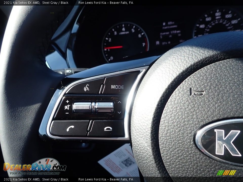 2021 Kia Seltos EX AWD Steel Gray / Black Photo #20
